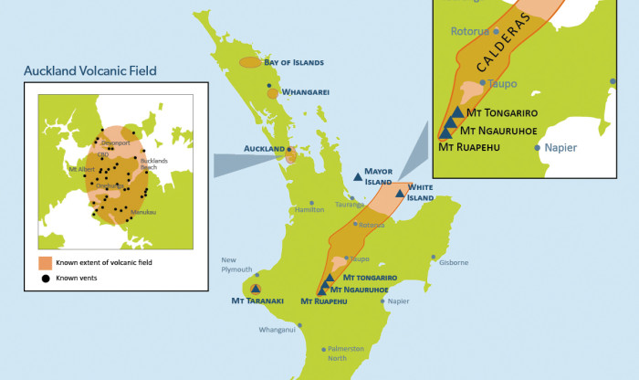 NZ Volcanic Zones