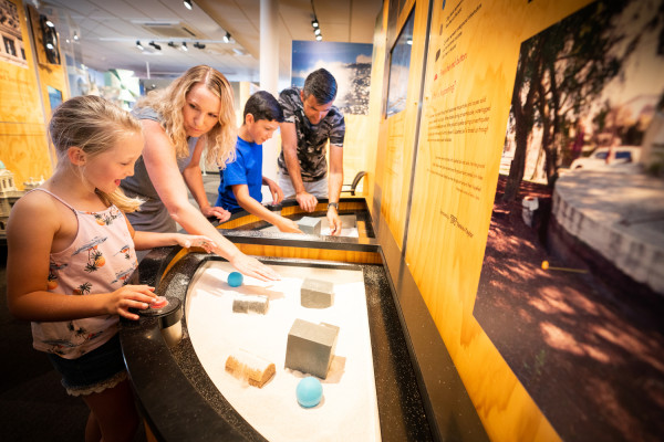 people look at the exhibition 