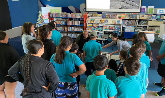 Kids learning about natural hazards