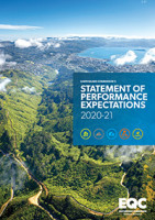 Thumbnail of our Statement of Performance Expectations 2020–21 cover page  