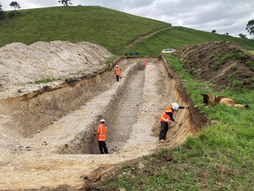 Taupō supervolcano trenching