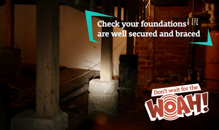 Foundations with lock up